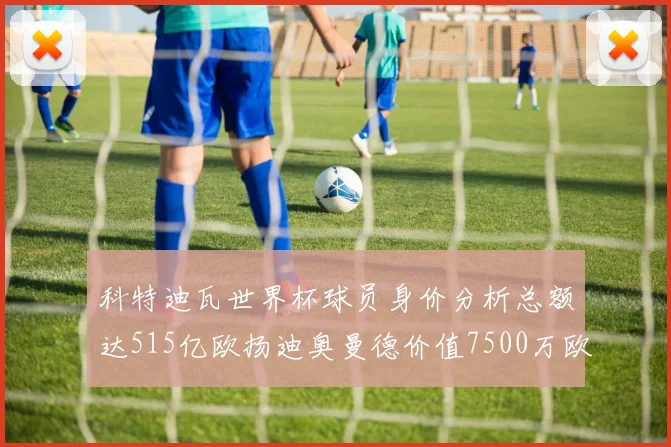 科特迪瓦世界杯球员身价分析总额达515亿欧扬迪奥曼德价值7500万欧